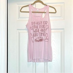 Disney Food and Wine Festival Pink Tank Top